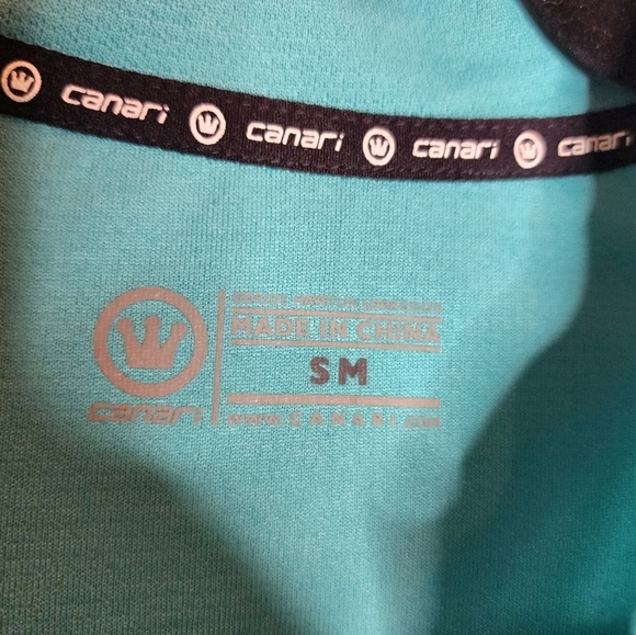 NWT Canari Women's Essential Cycling Jersey.  Robbins egg blue. Size small. - Picture 3 of 16